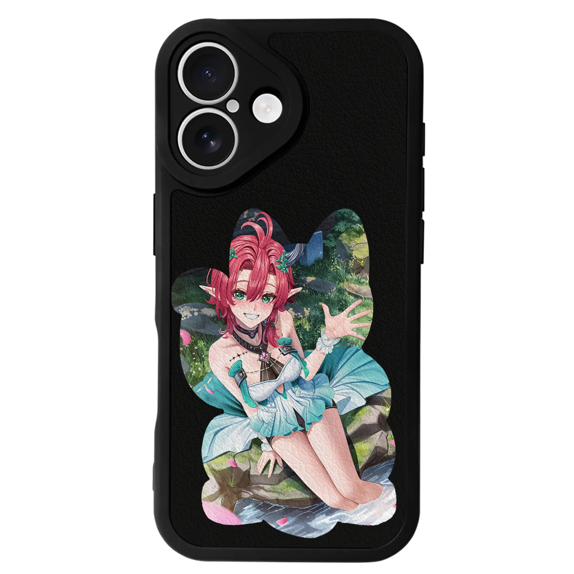 鳴潮 グッズ シャコンヌ - IPhone 16シリーズ対応 ・ シリコンスマホケース ・ レザー調 ・ 高精度フィット ・ 耐衝撃 ・ ワイヤレス充電対応 ・ 精密カット